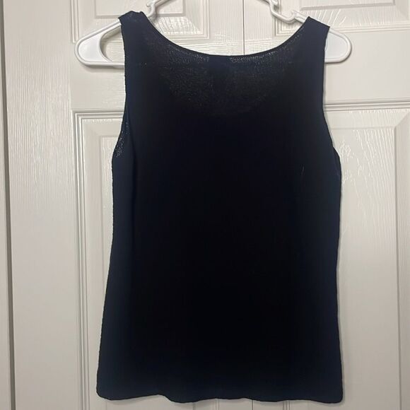 Eileen Fisher 100% Wool Black Tank Top XS - Picture 4 of 5